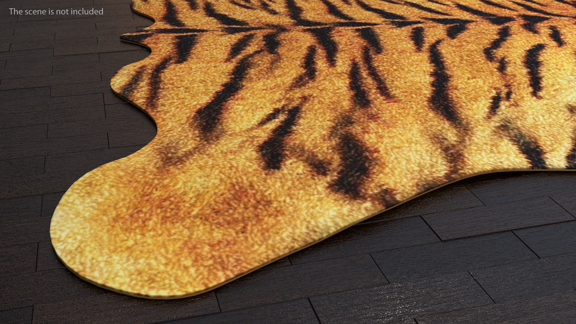 Tiger Hide Rug 3D model