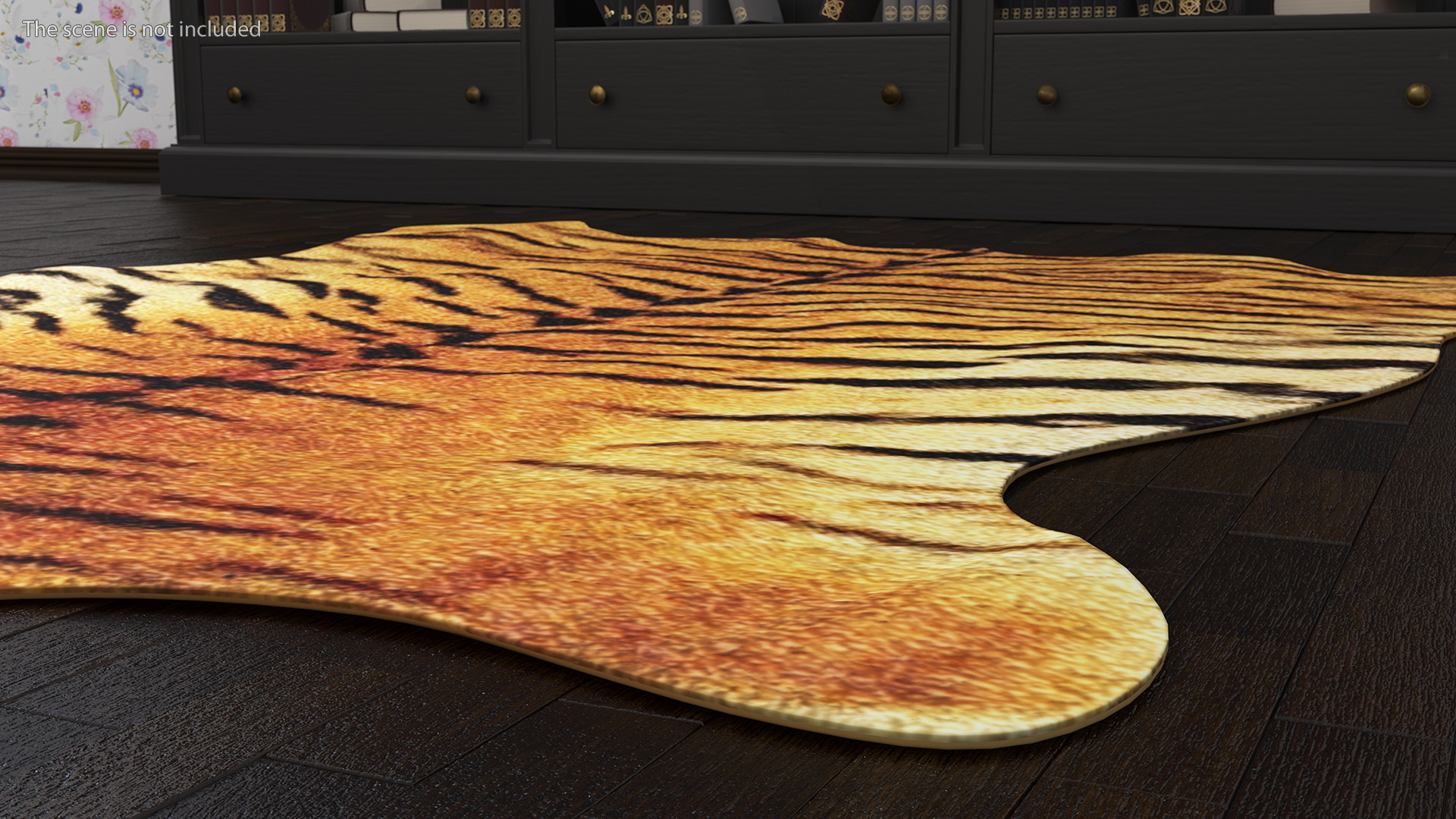 Tiger Hide Rug 3D model