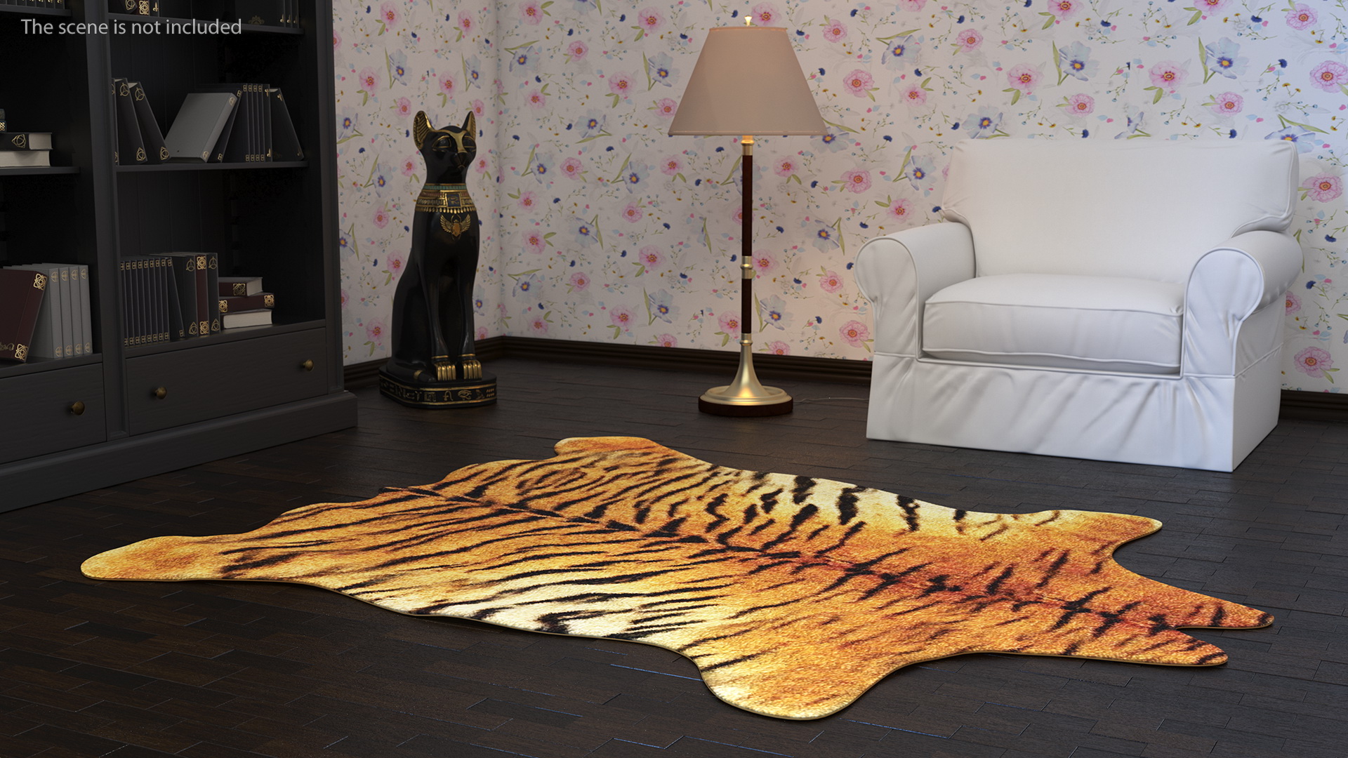 Tiger Hide Rug 3D model