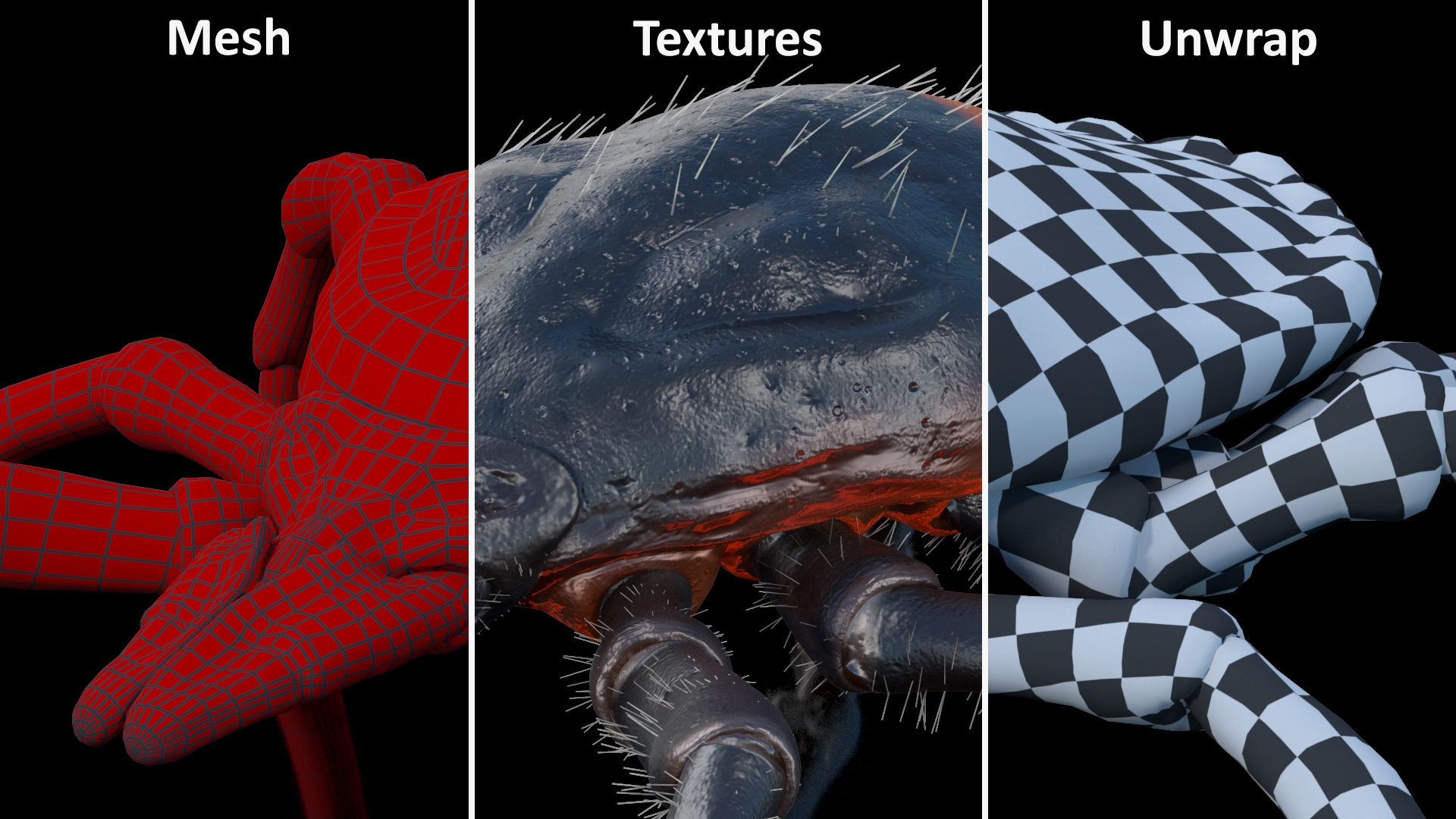 3D model Tick Fur