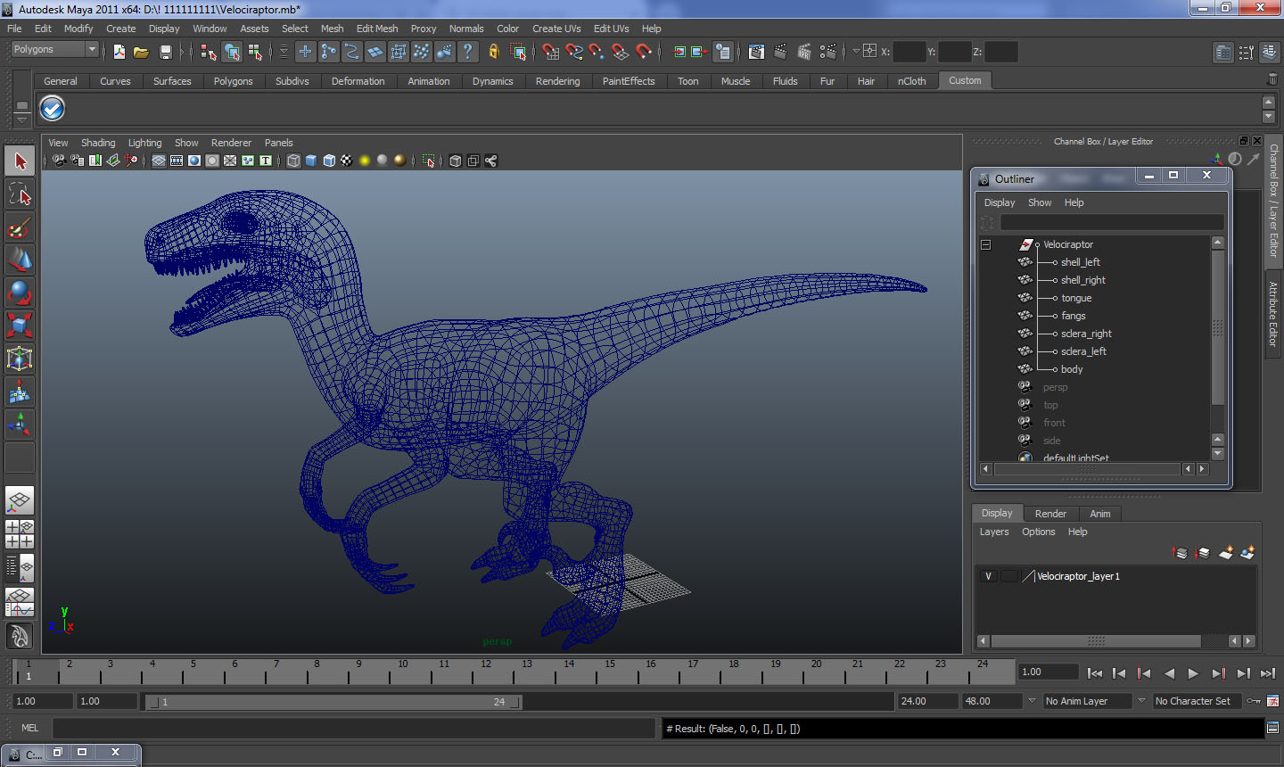 Velociraptor 3D