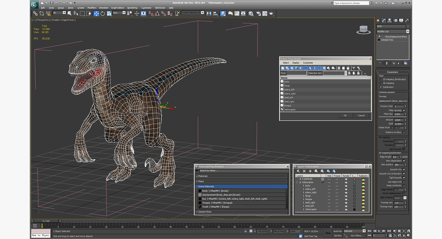 Velociraptor 3D