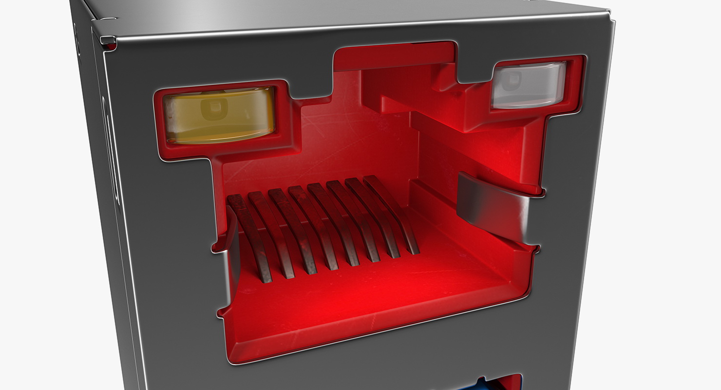 3D LAN USB Connectror model