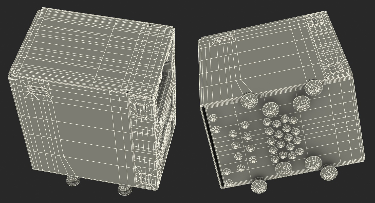 3D LAN USB Connectror model