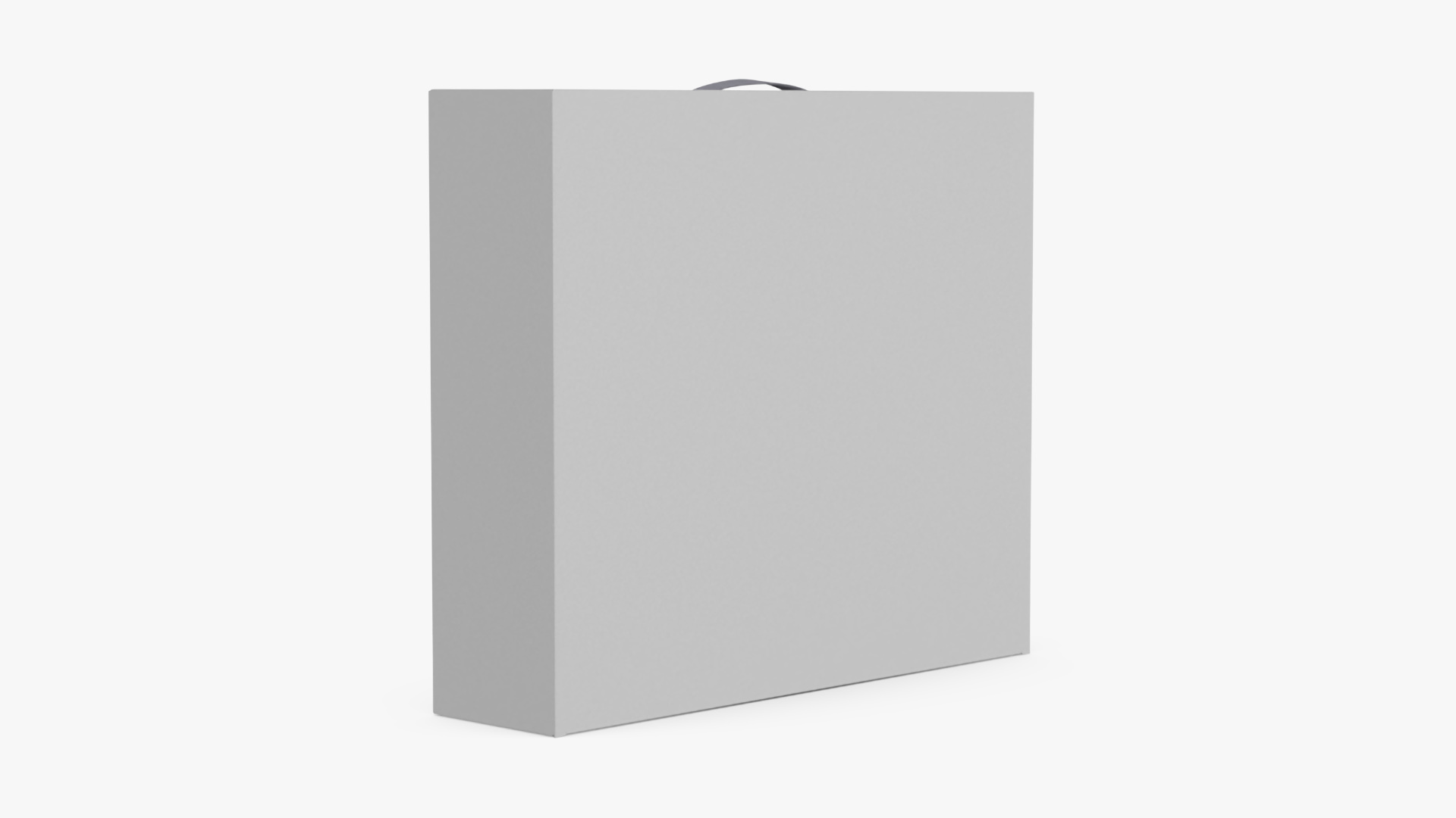 3D model White Cardboard Packaginig Box