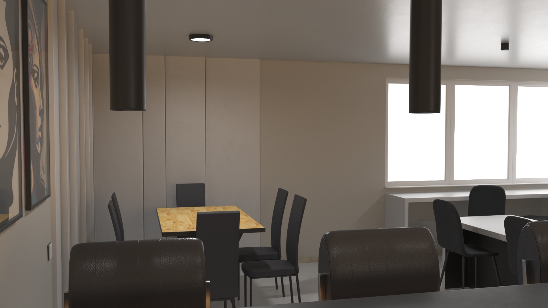 3D model Private Home Bar No Light