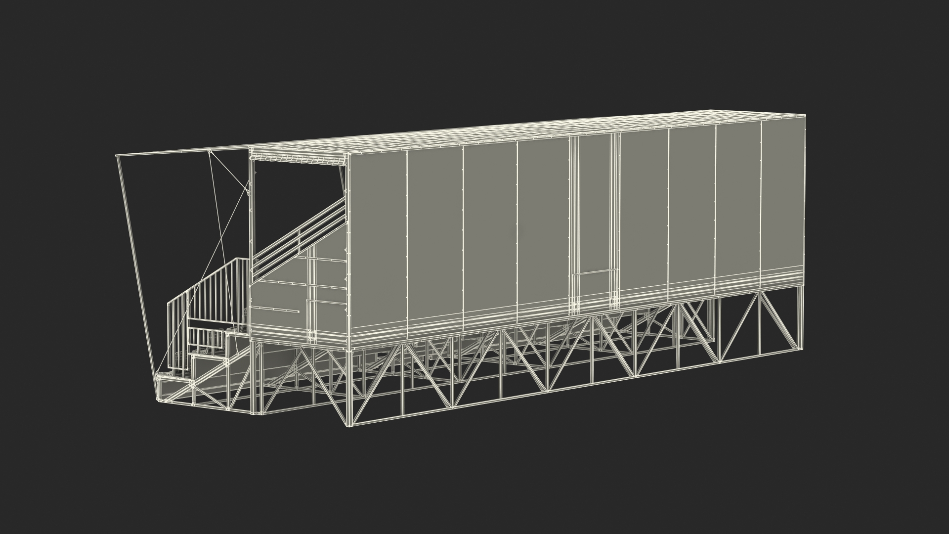 3D Mobile Tiered Seating