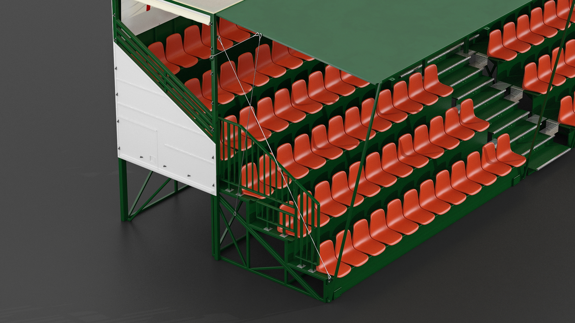 3D Mobile Tiered Seating