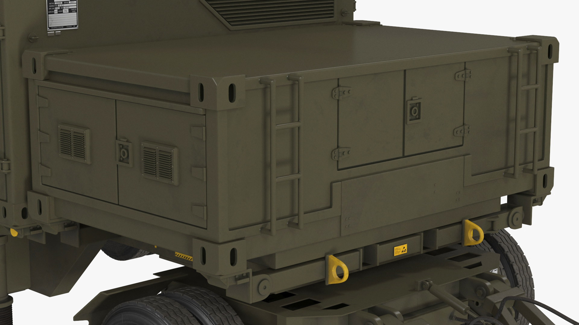 3D Crotale NG Air Defense Missile System Rigged for Maya model