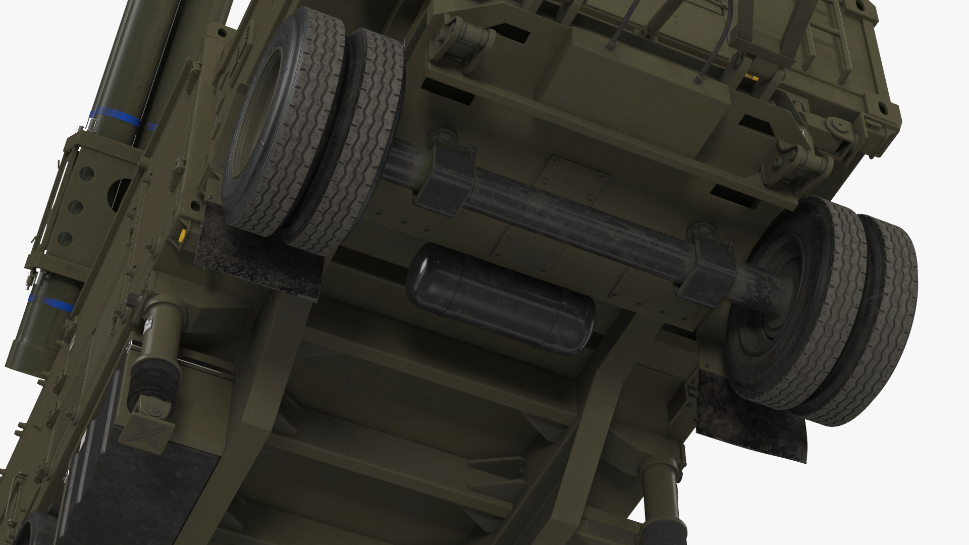 3D Crotale NG Air Defense Missile System Rigged for Maya model