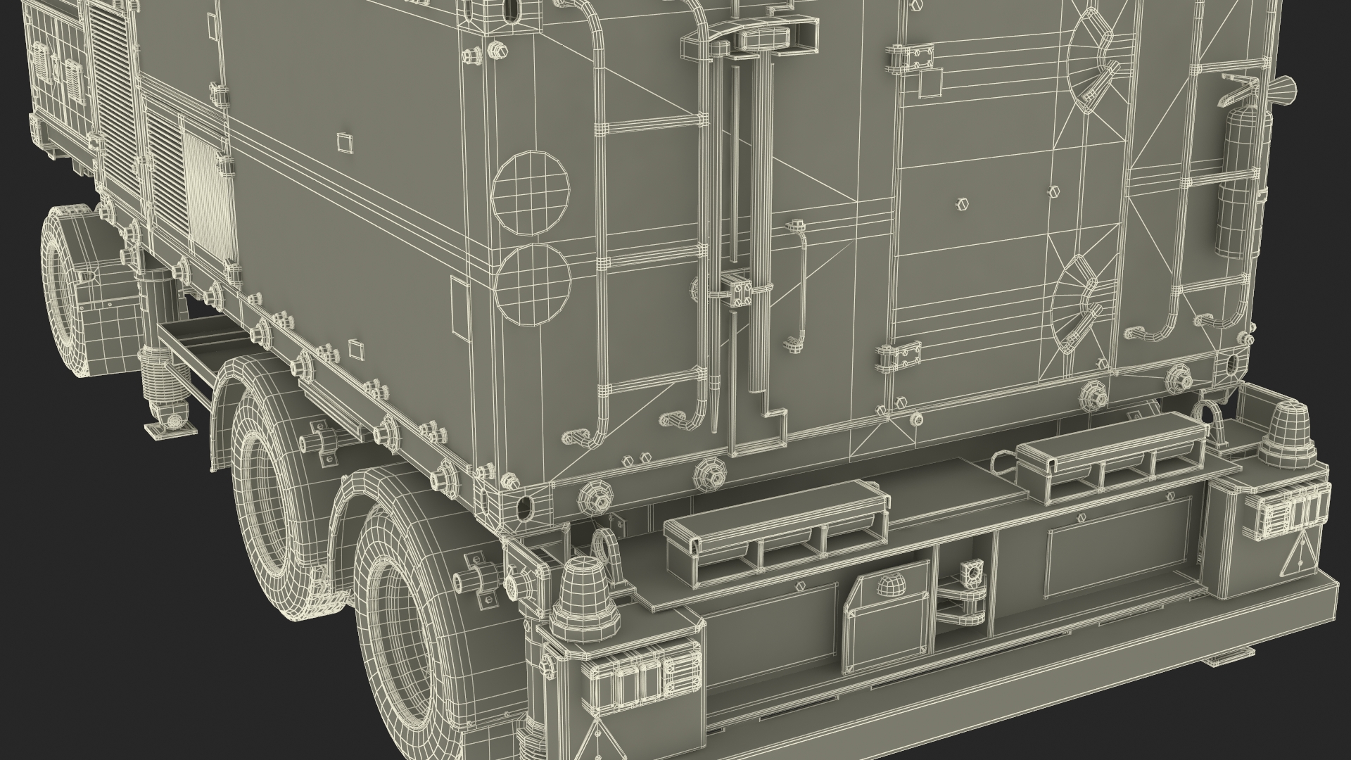 3D Crotale NG Air Defense Missile System Rigged for Maya model