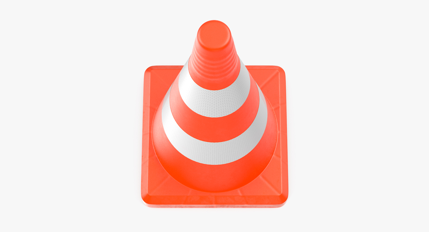 3D Traffic Cone Reflective model