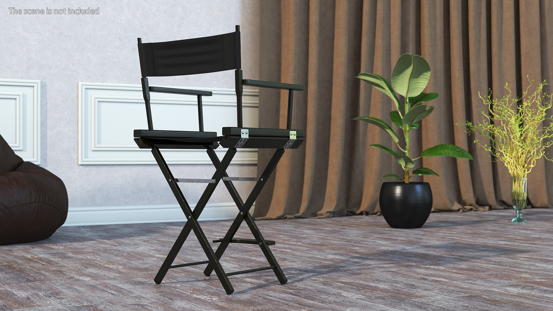 Classic Directors Foldable Chair 3D