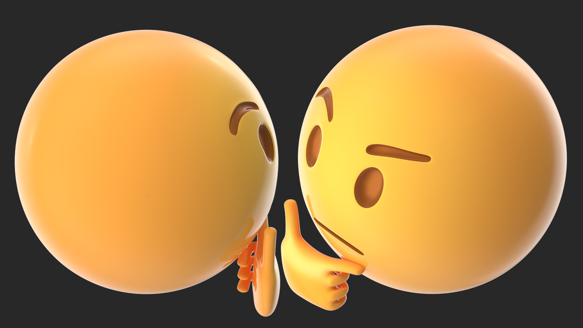 Thinking Emoji 3D model