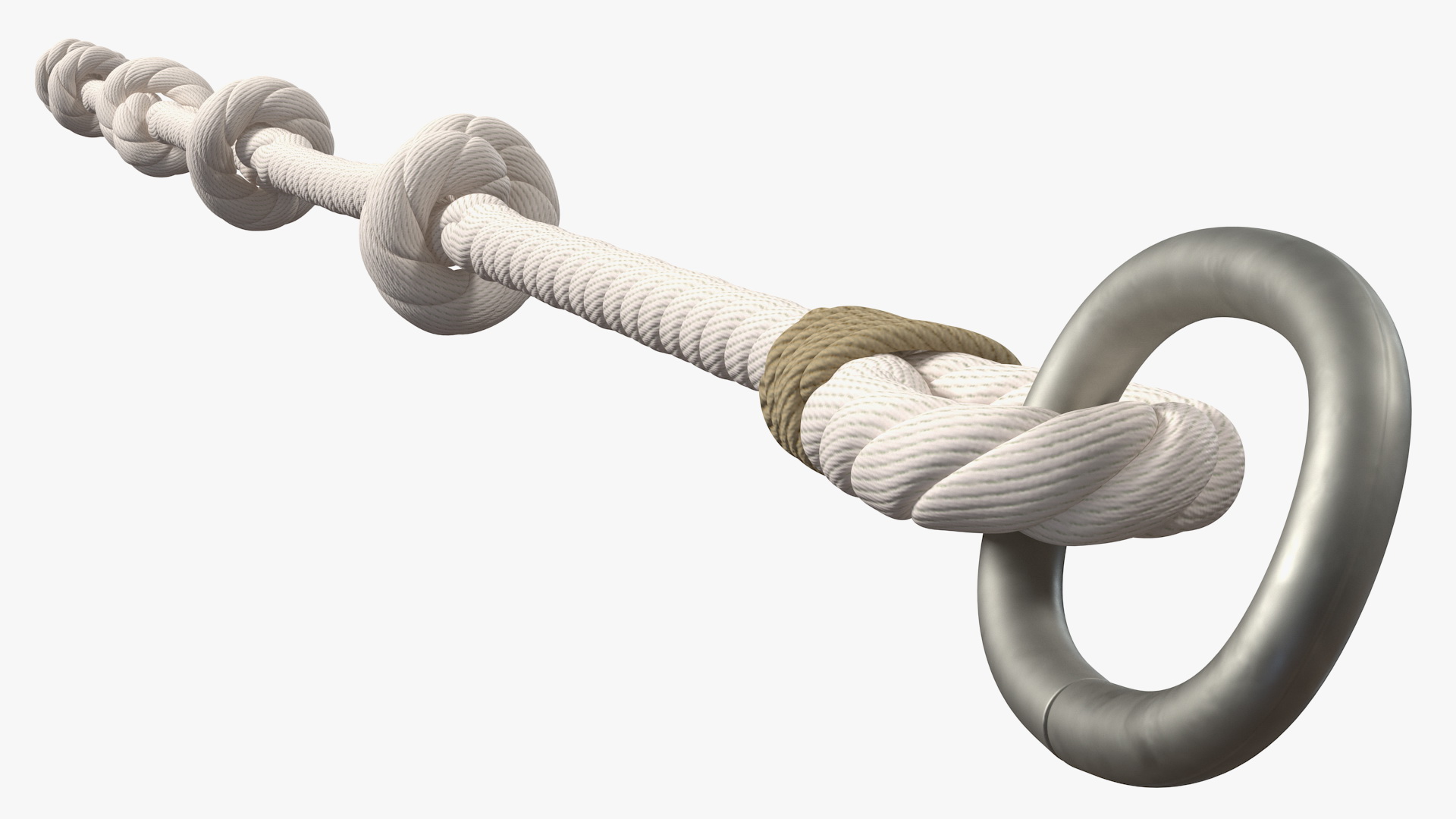 3D Knotted Climbing Rope