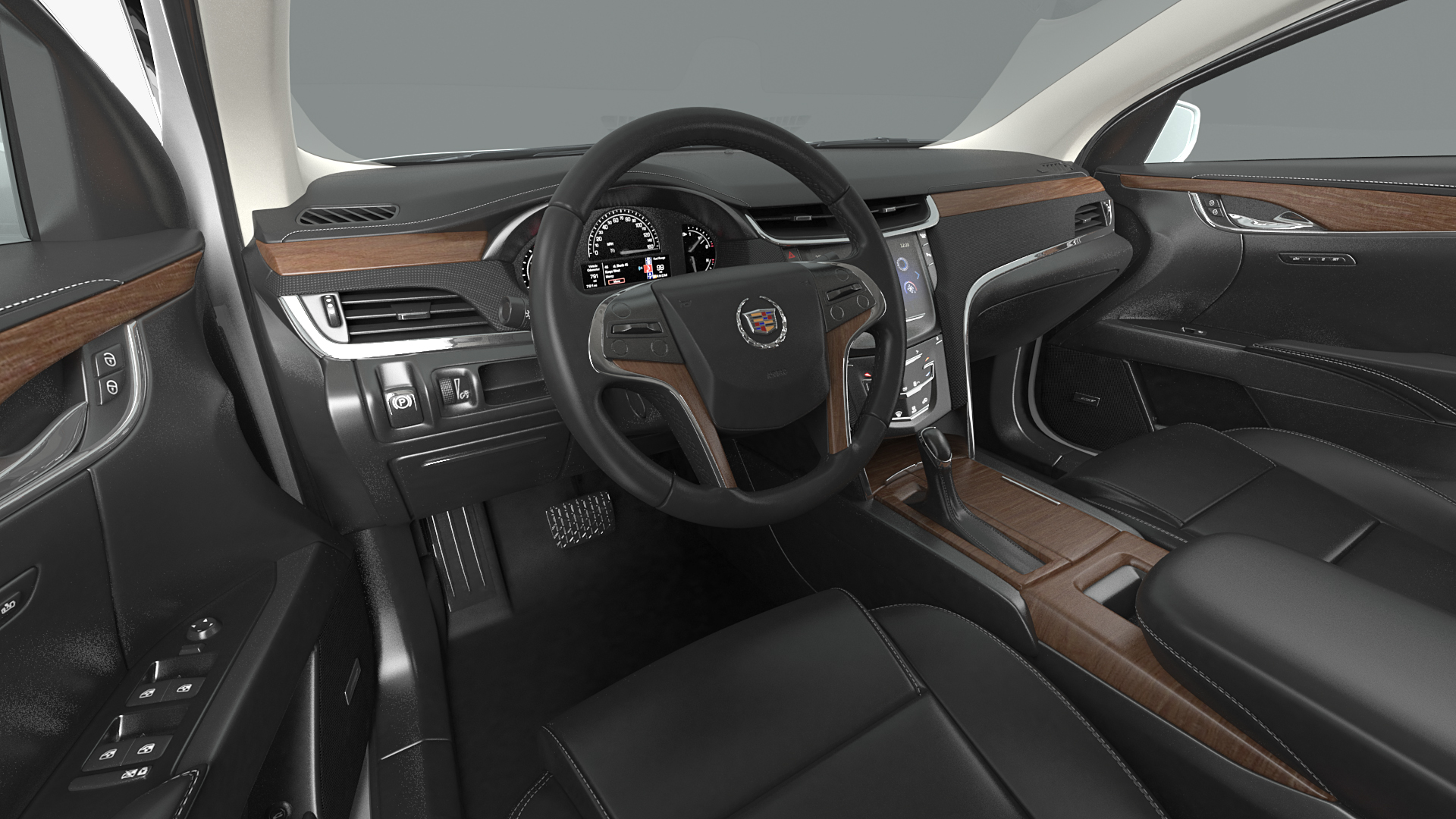 Cadillac Six Door Limousine 3D