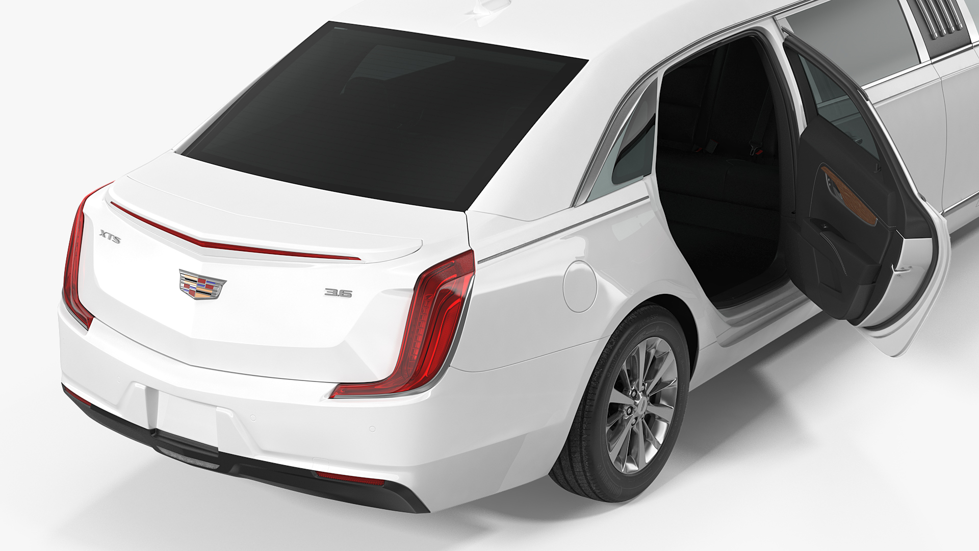 Cadillac Six Door Limousine 3D