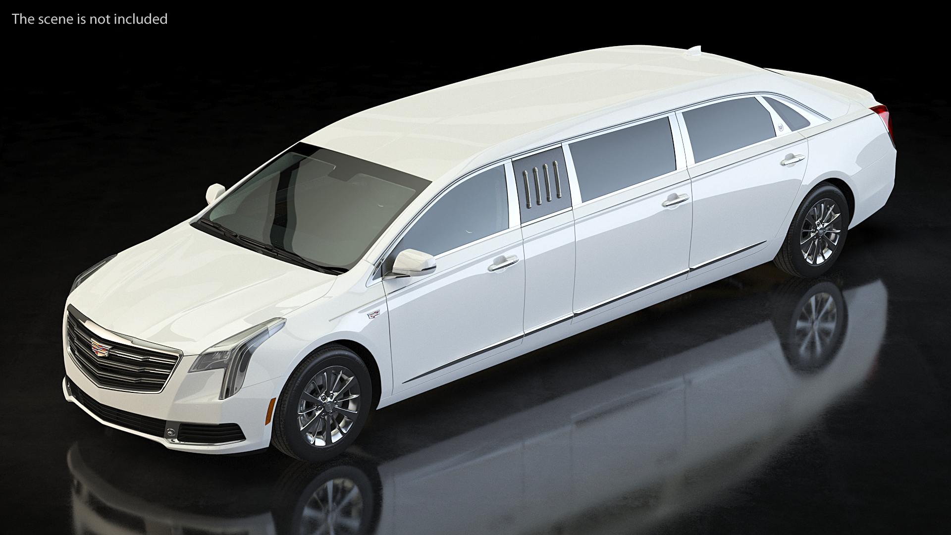 Cadillac Six Door Limousine 3D