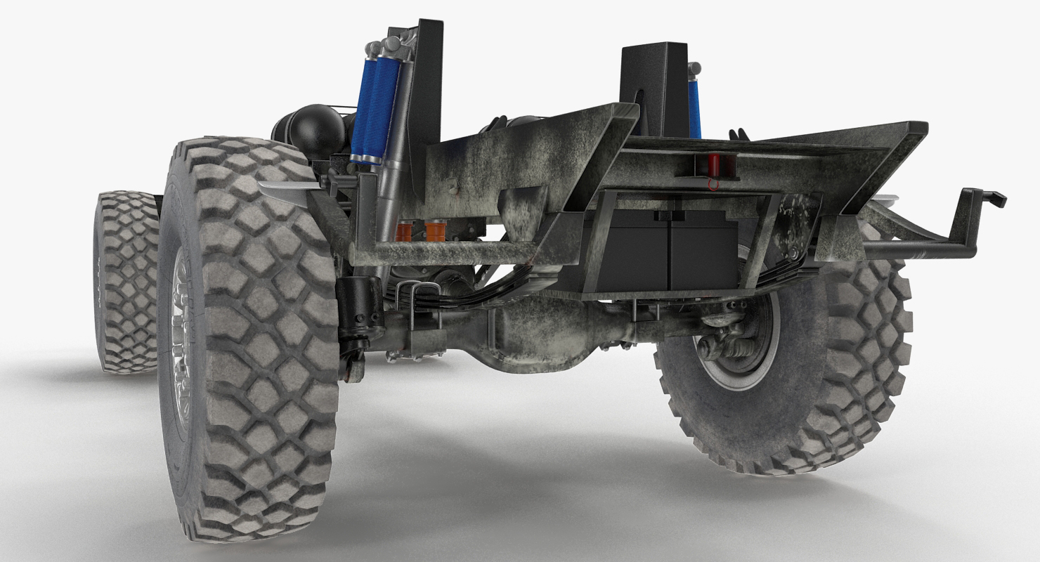 3D Racing Truck KAMAZ Chassis