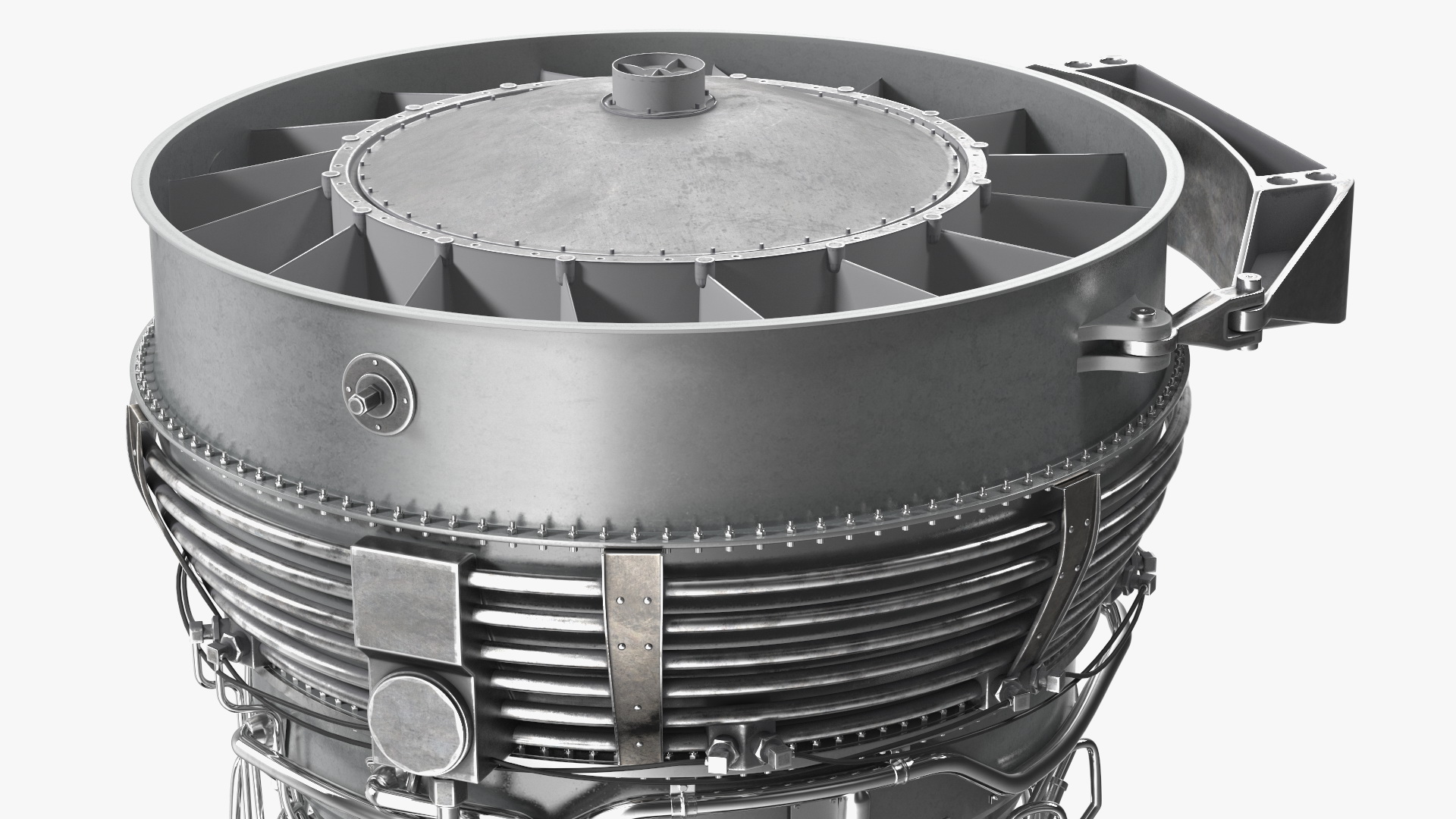 3D Aircraft Turbofan Engine CFM International CFM56 model