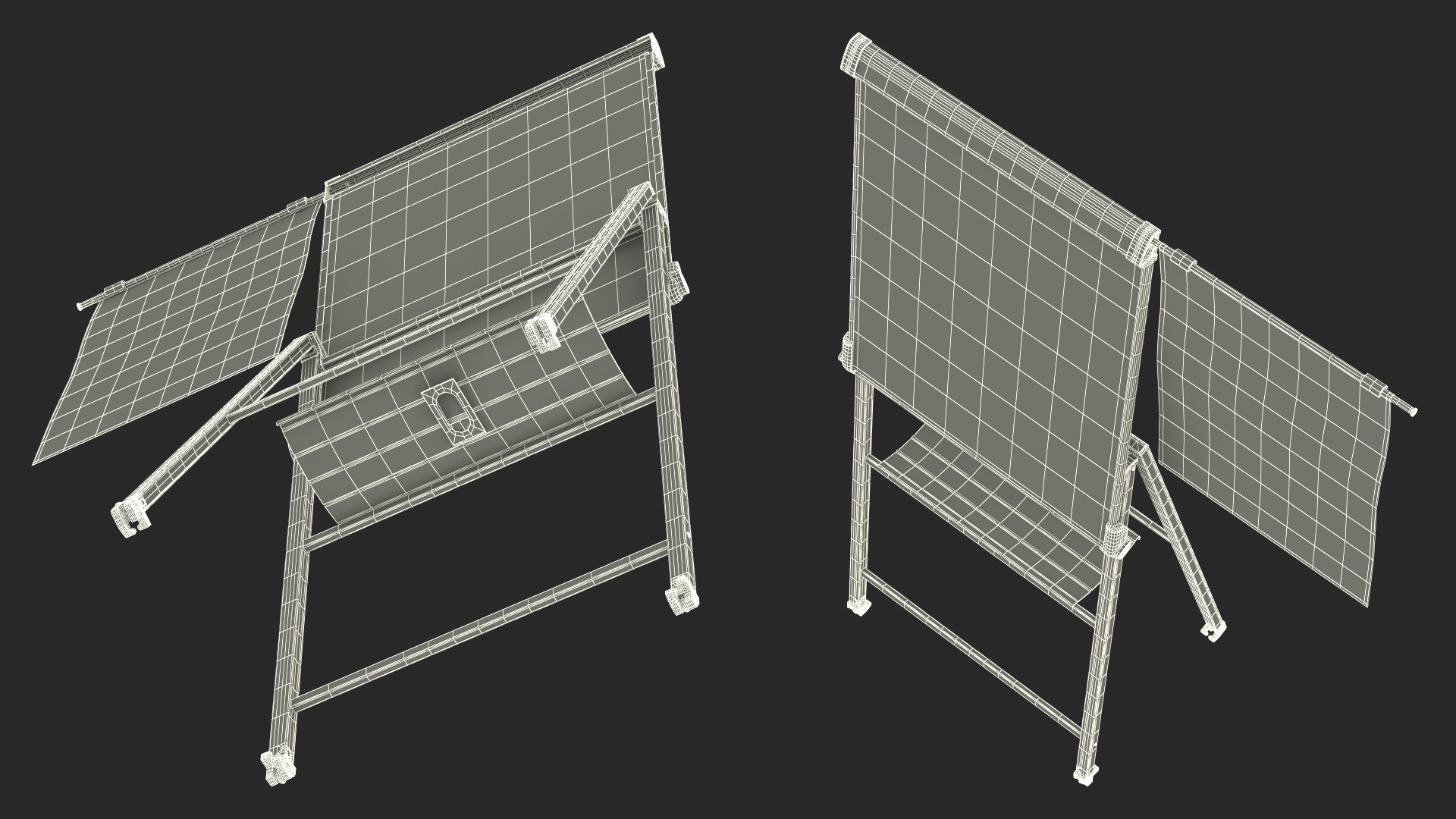 3D Folding Flip Chart model