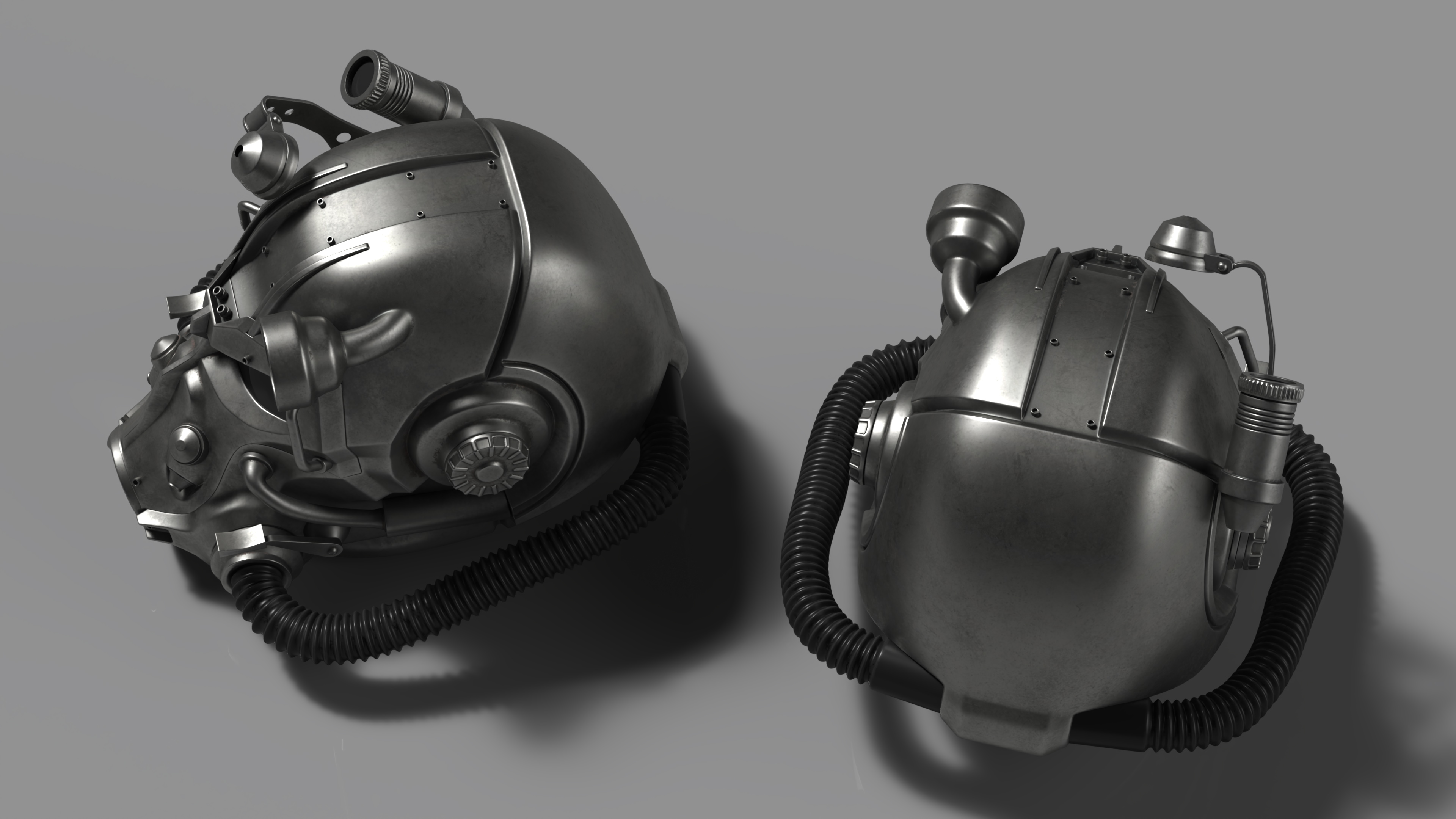 3D T 60 Power Armor Helmet model