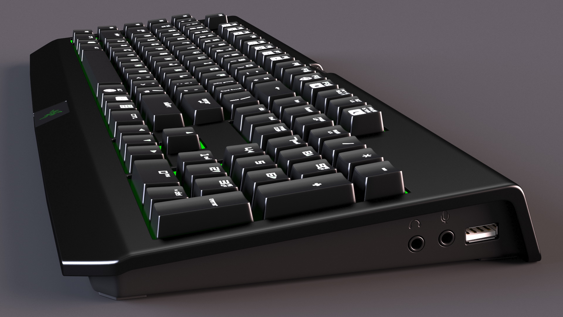 Razer Black Widow Mechanical Keyboard 3D