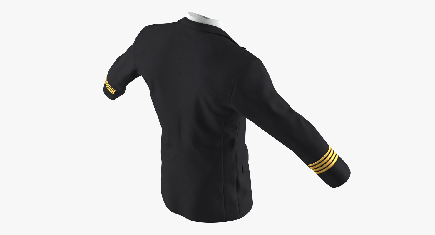 3D model Airline Pilot Jacket