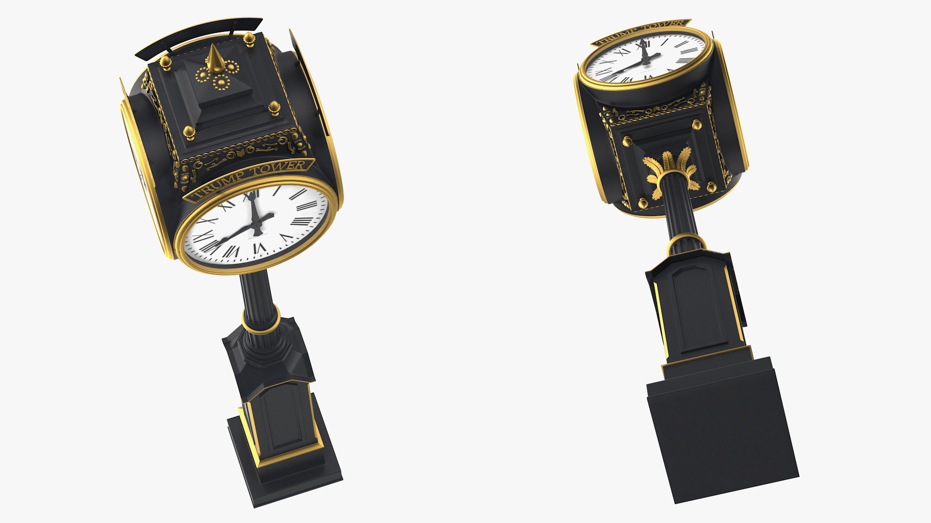 Trump Tower Clock 3D