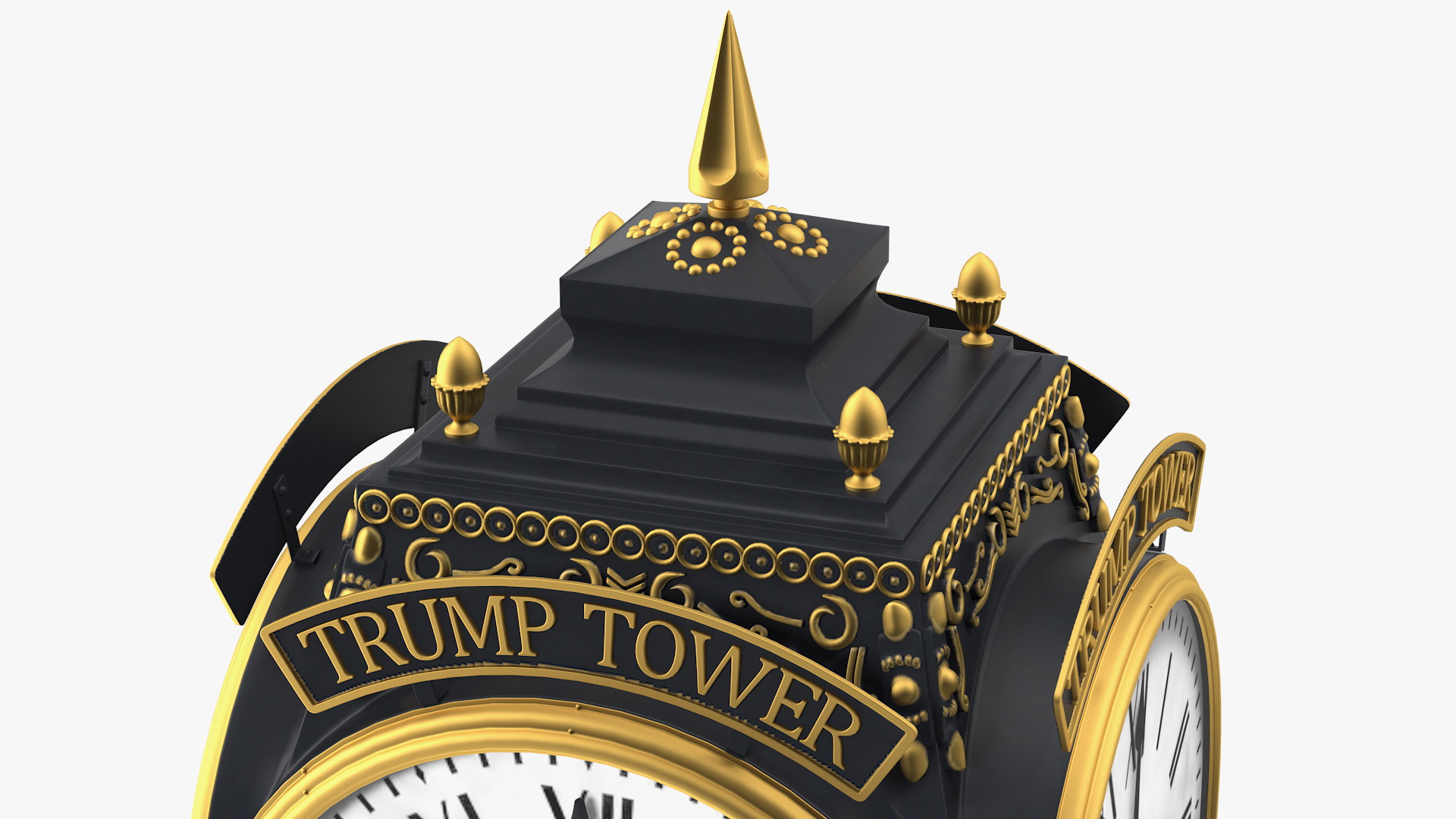 Trump Tower Clock 3D