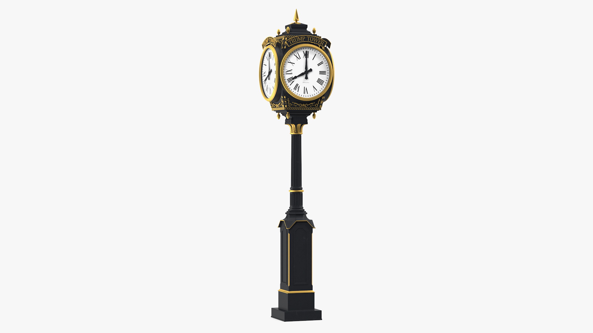 Trump Tower Clock 3D