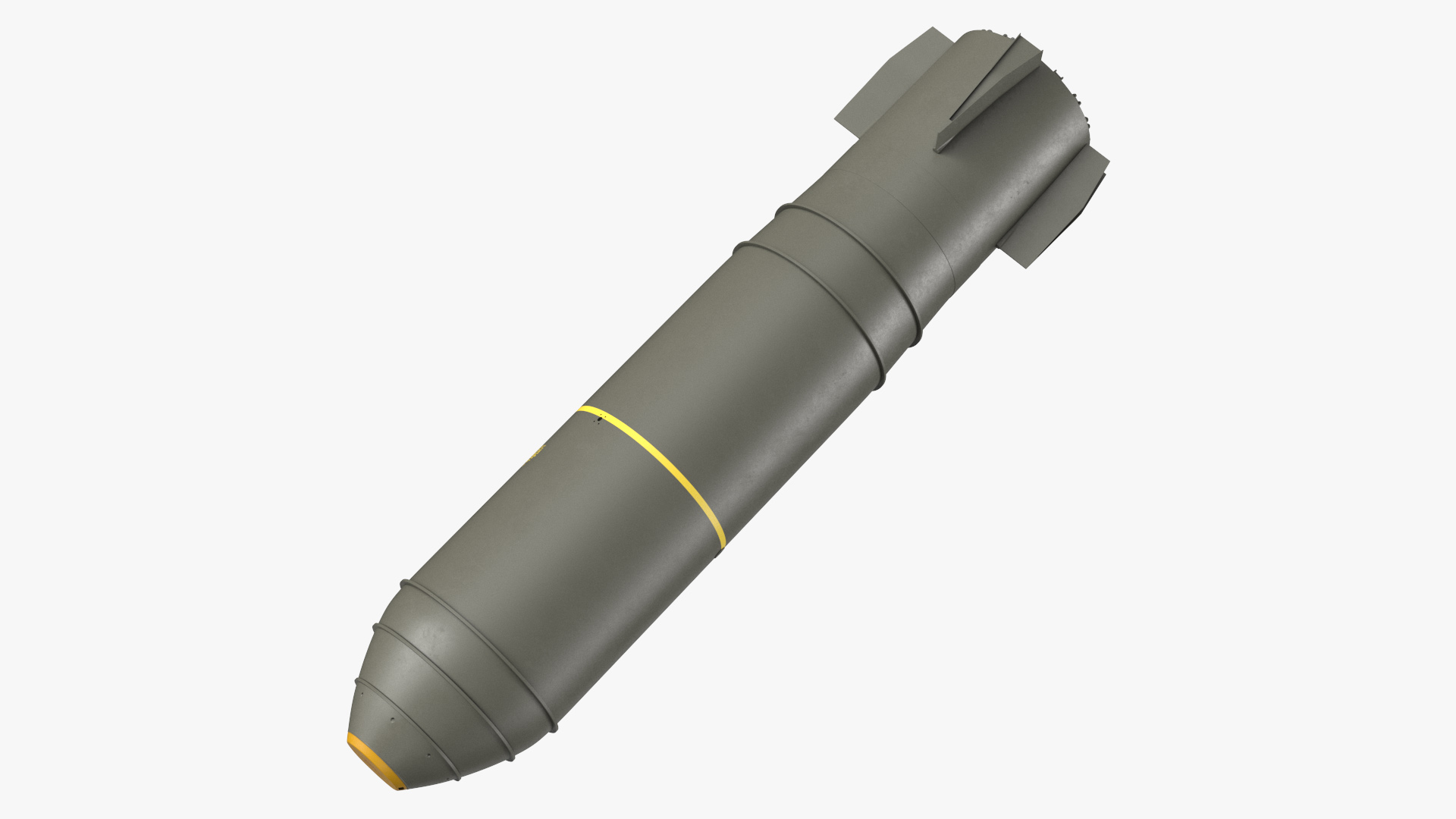 3D Military Thermonuclear Bomb MK-17 model