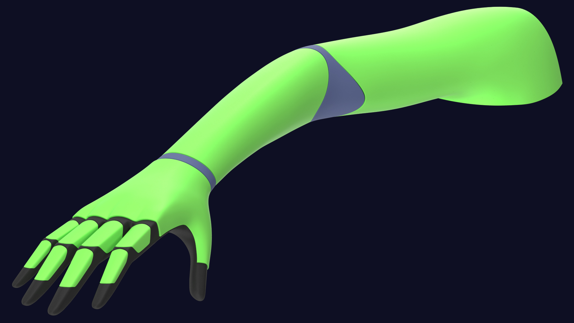 3D model Robotic Humanoid Arm