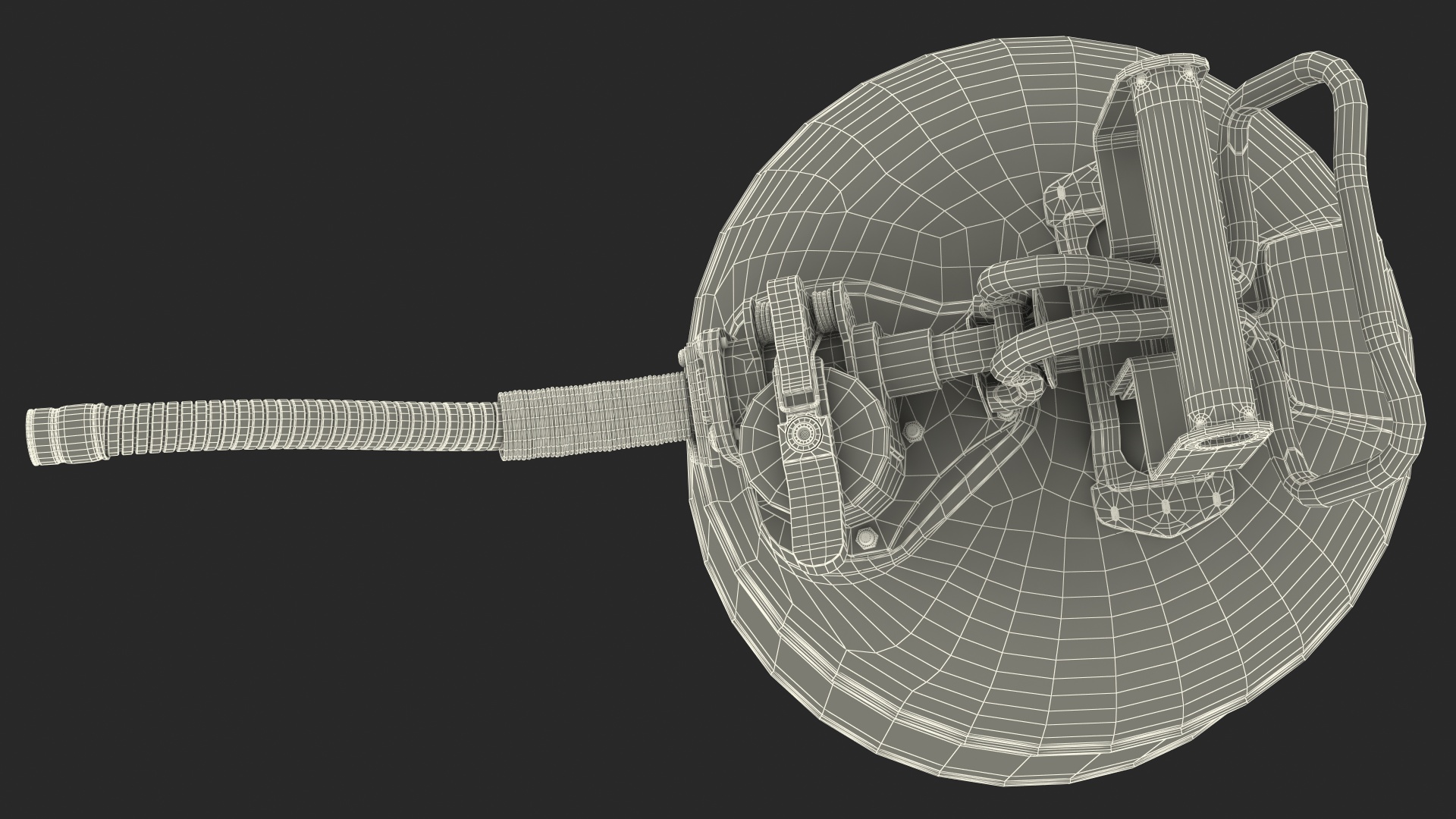 3D model Safety Fuel Can One Gallon Red