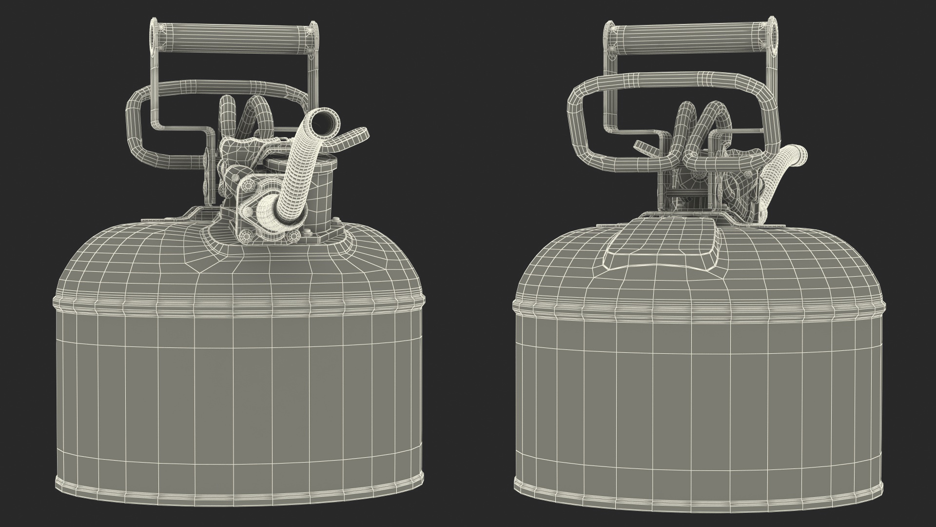 3D model Safety Fuel Can One Gallon Red