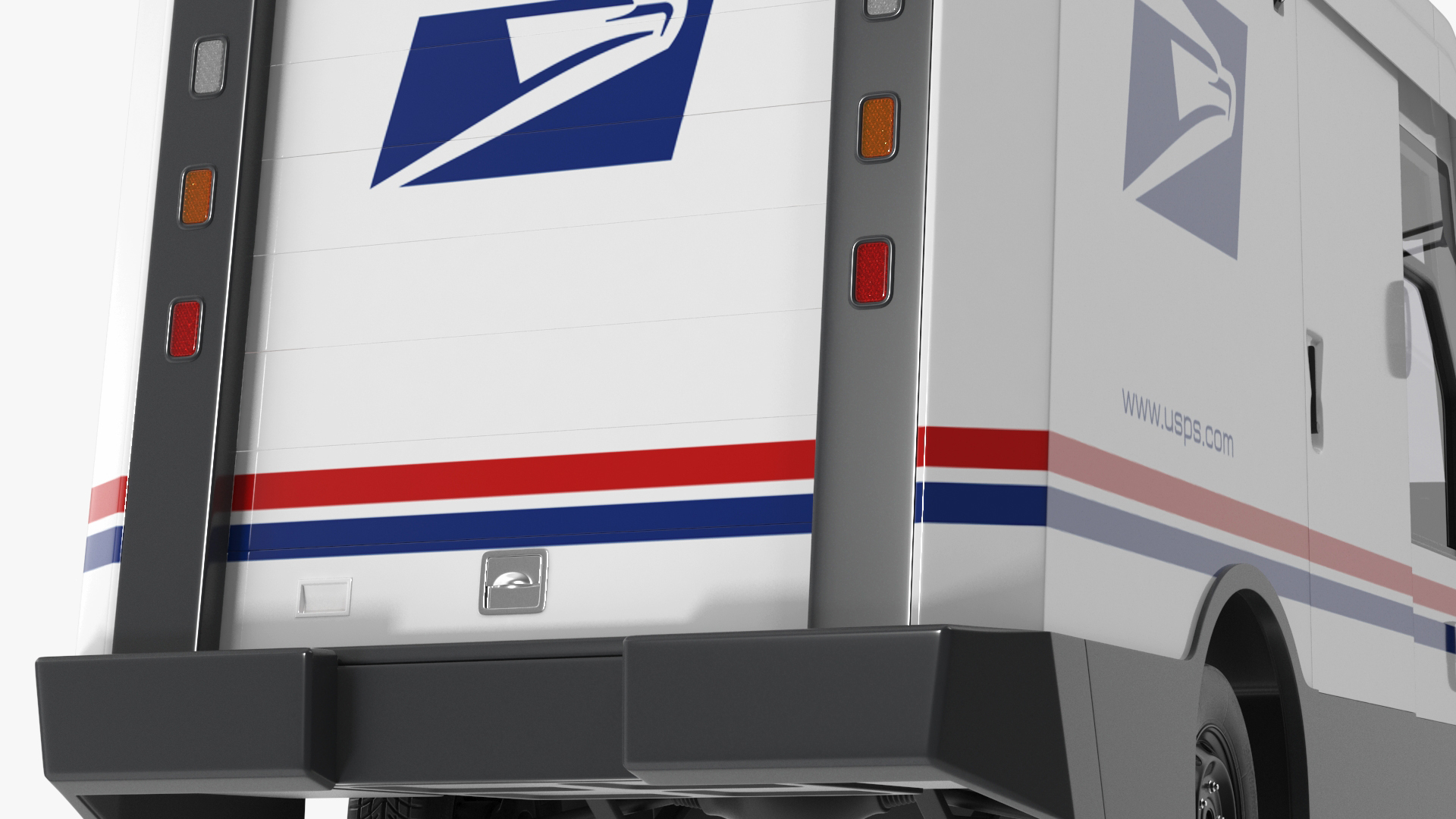 Next Generation US Mail Truck 3D model