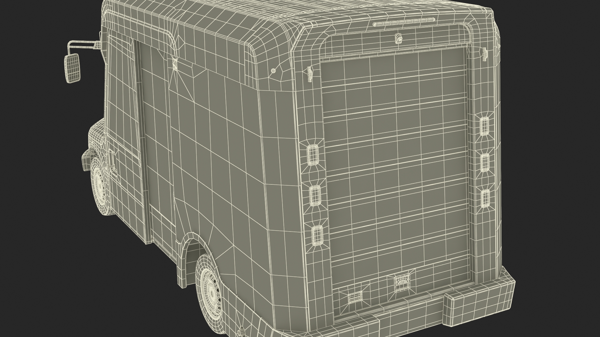 Next Generation US Mail Truck 3D model