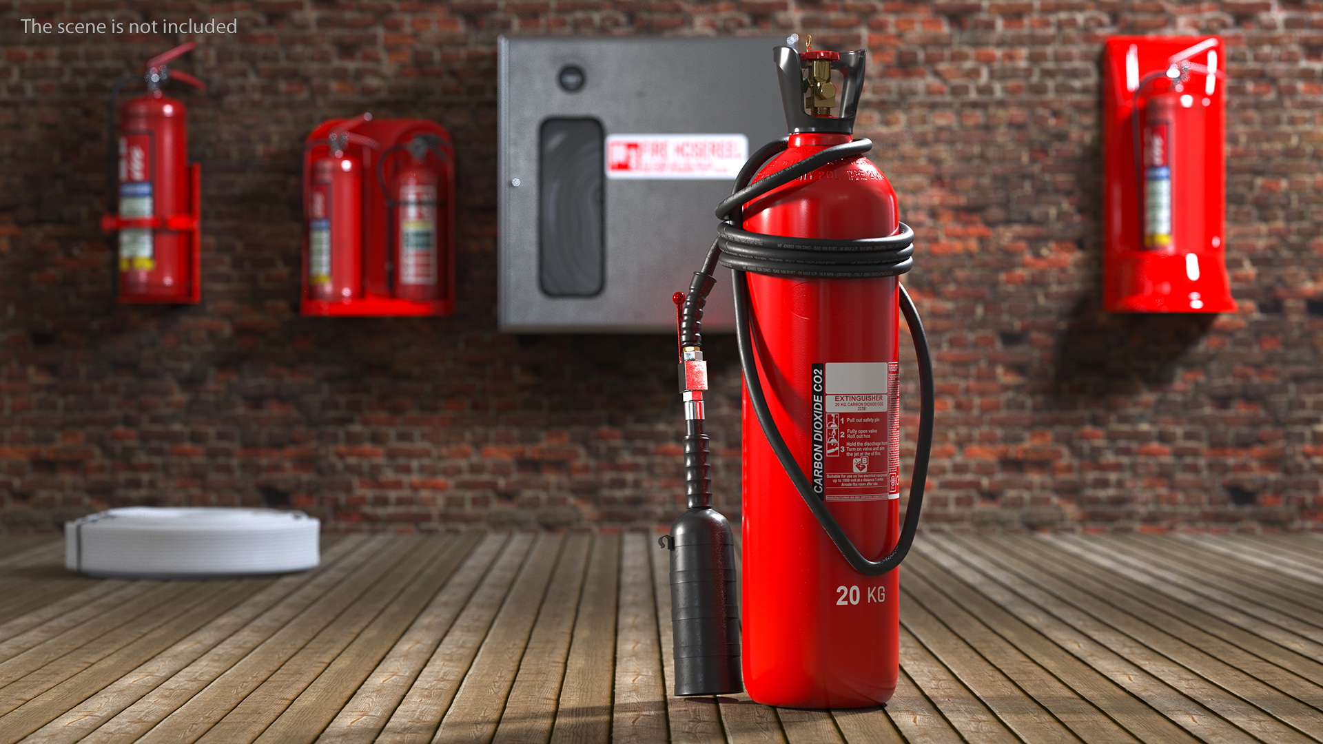 3D CO2 Fire Extinguisher 20Kg