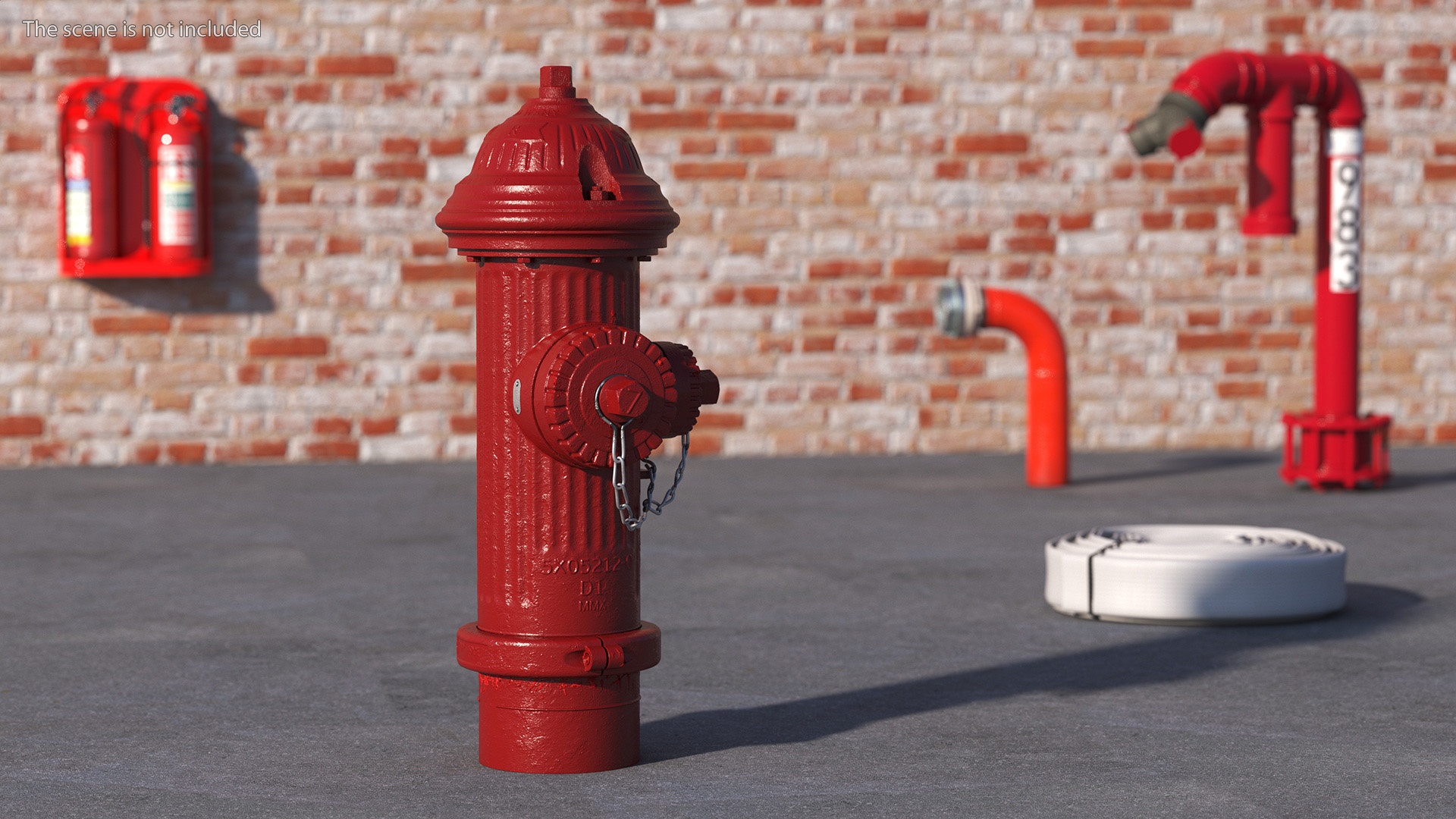 Classic Street Fire Hydrant 3D