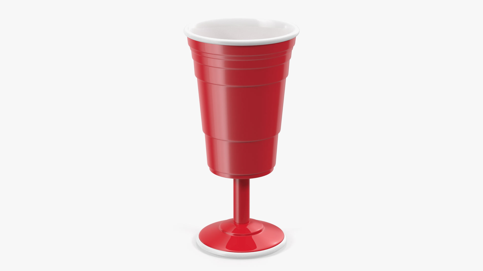 3D model Reusable Plastic Wine Cup