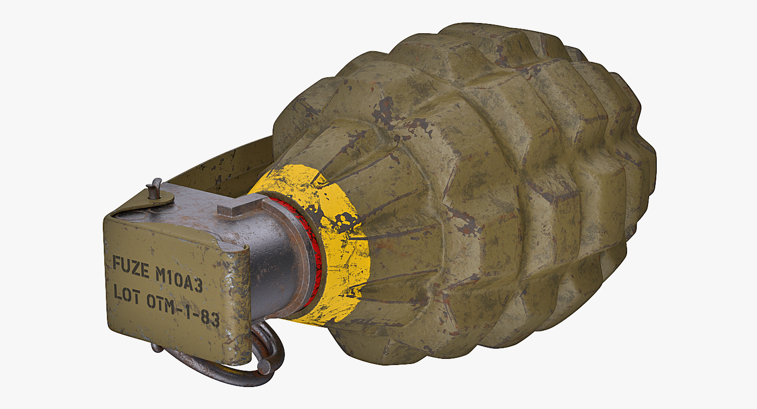 3D Hand Grenade MK2