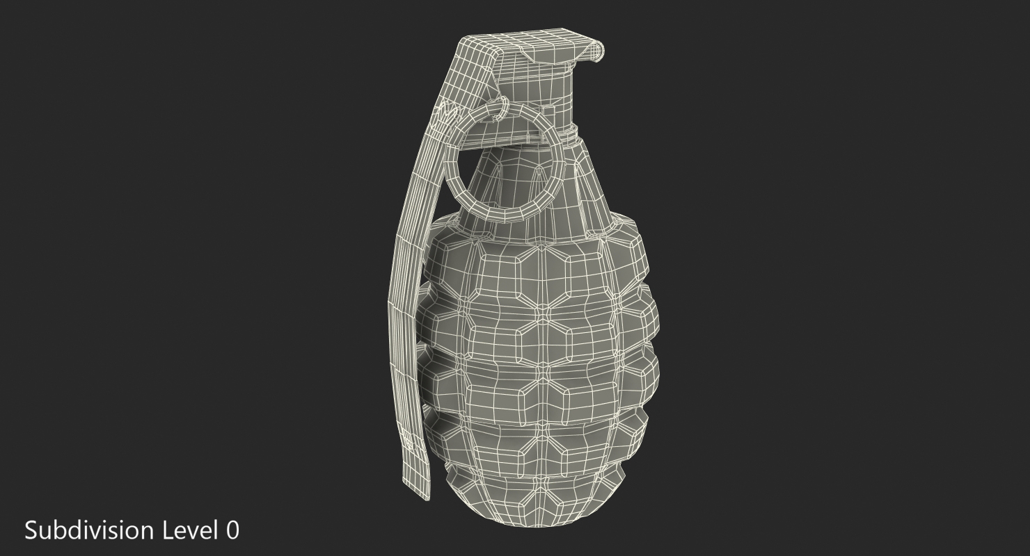 3D Hand Grenade MK2