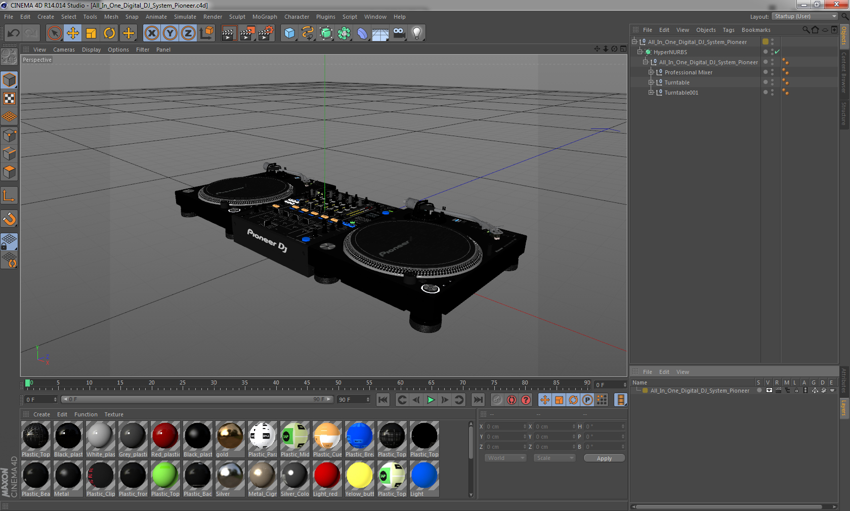 3D All In One Digital DJ System Pioneer