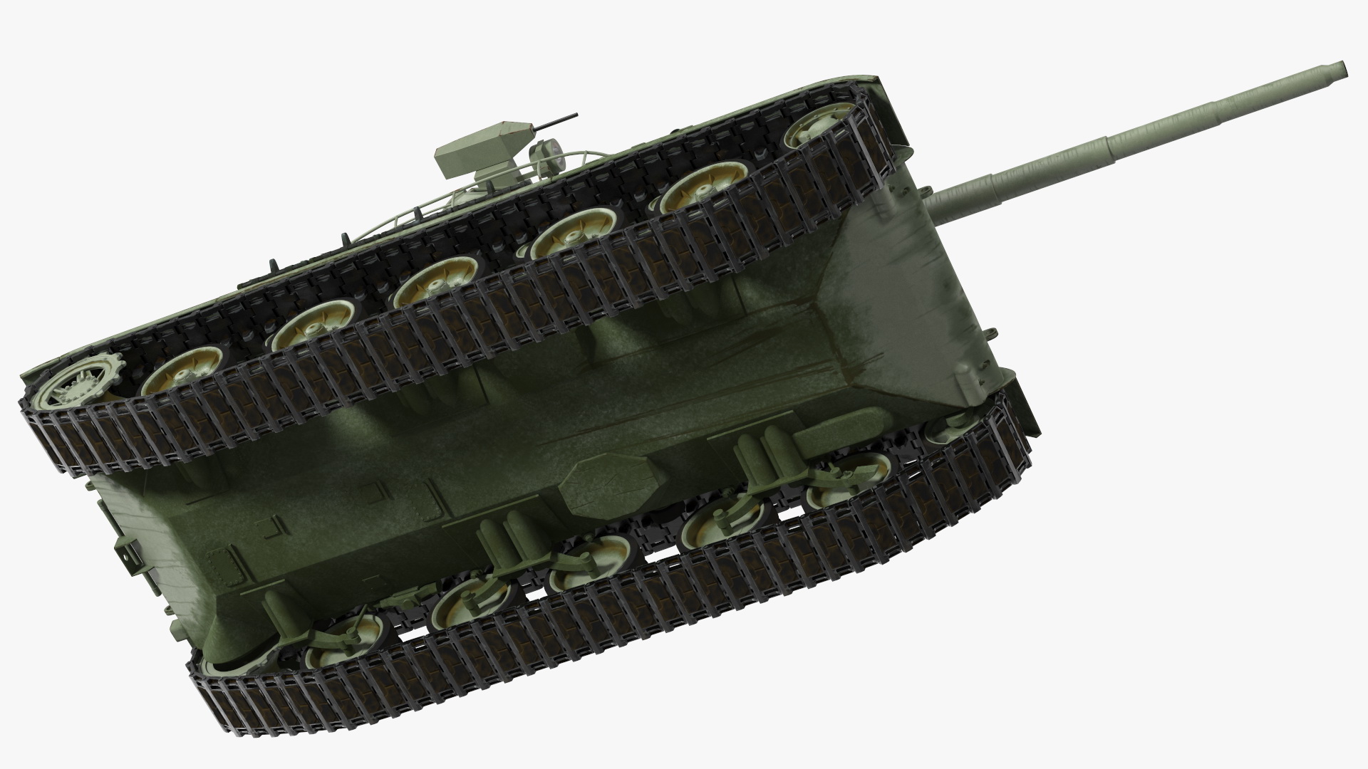 3D model French AMX-30 Rigged