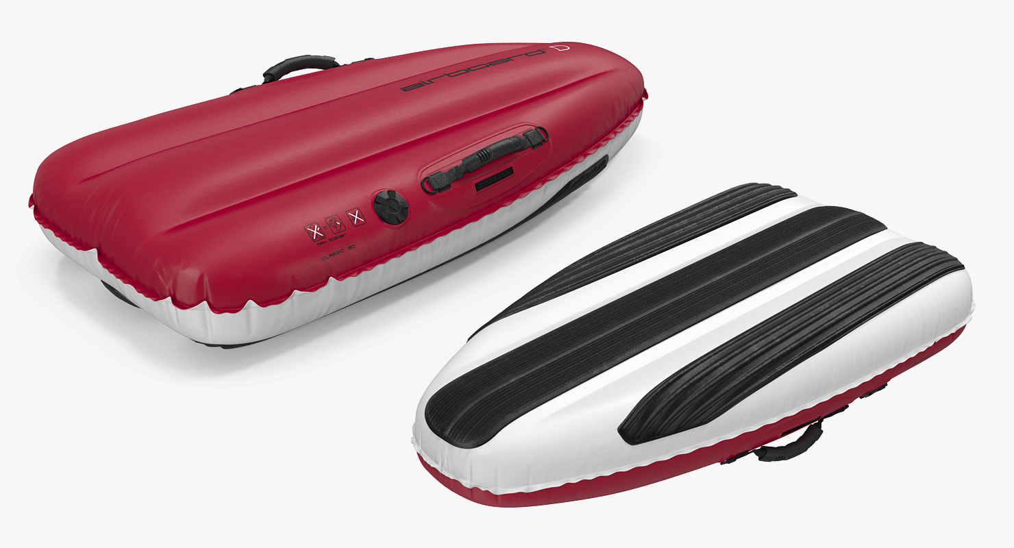 Big Air Inflatable Sled Red 3D