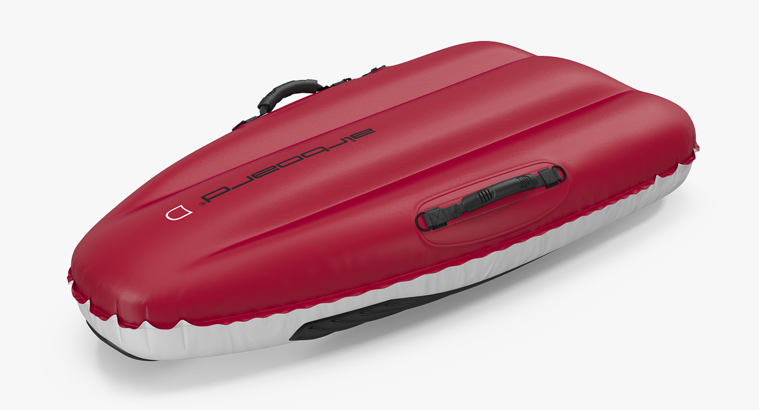 Big Air Inflatable Sled Red 3D