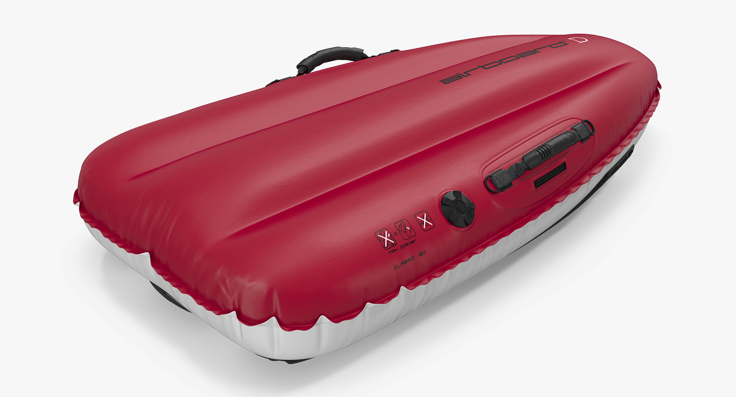 Big Air Inflatable Sled Red 3D