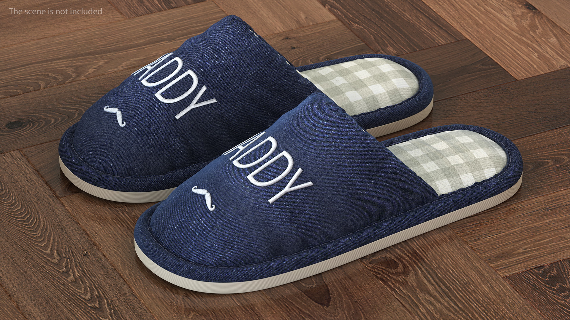 3D Mens Indoor House Slippers