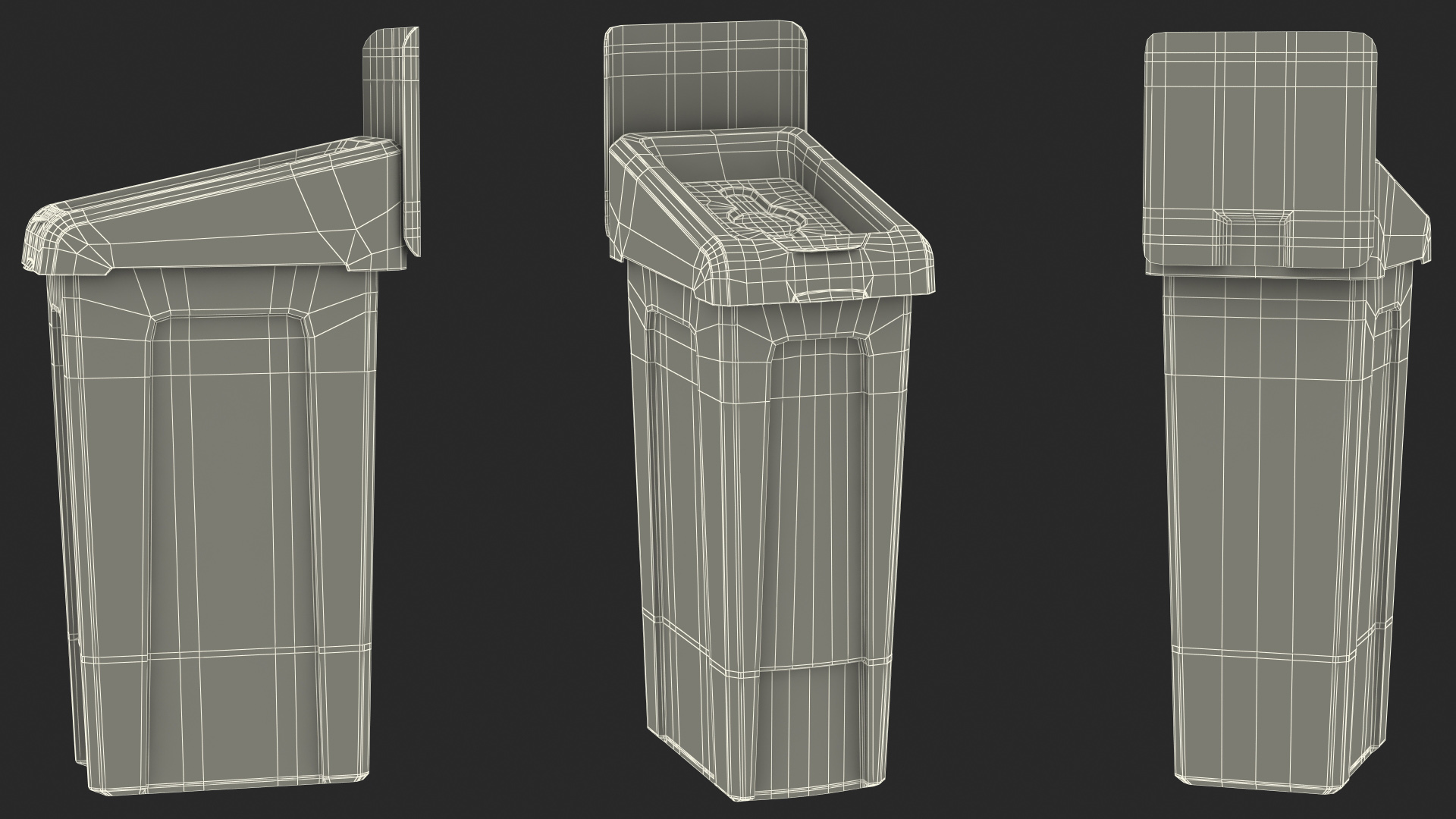 3D Compost Organic Waste Container