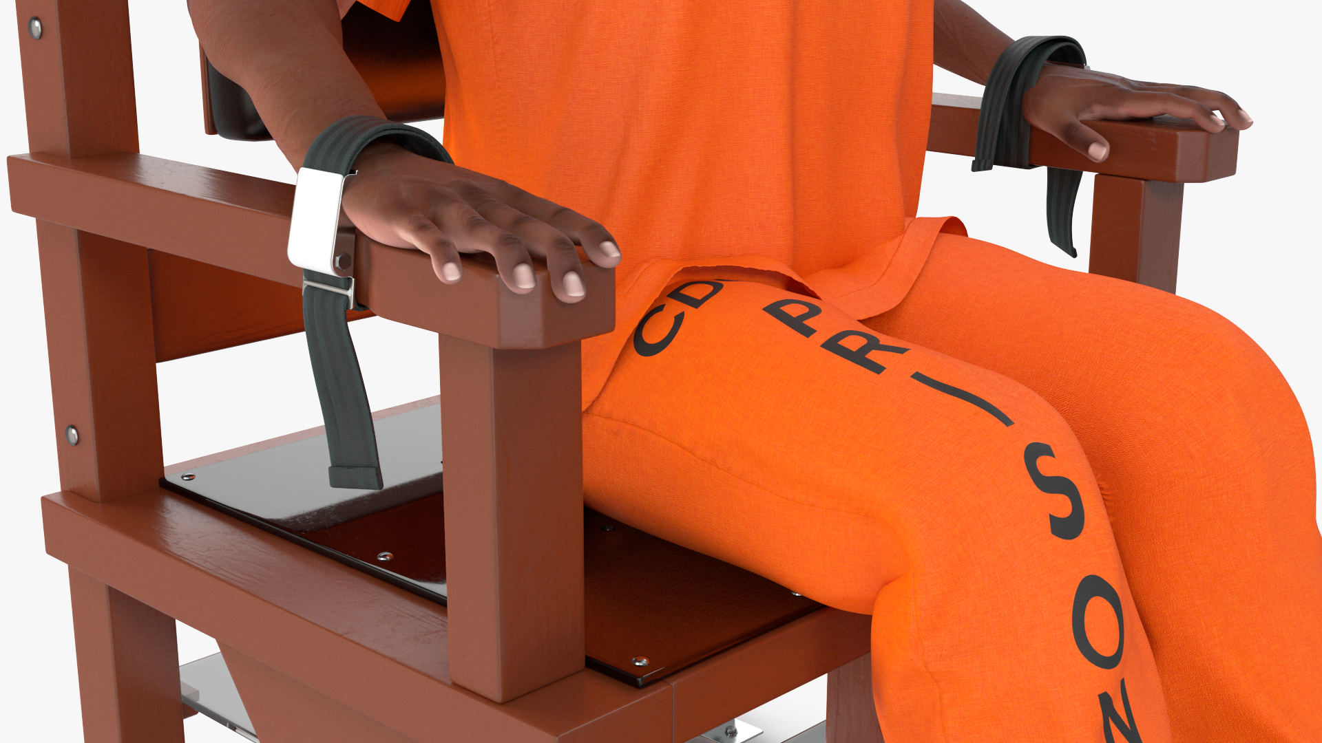 3D Prisoner on Electric Chair